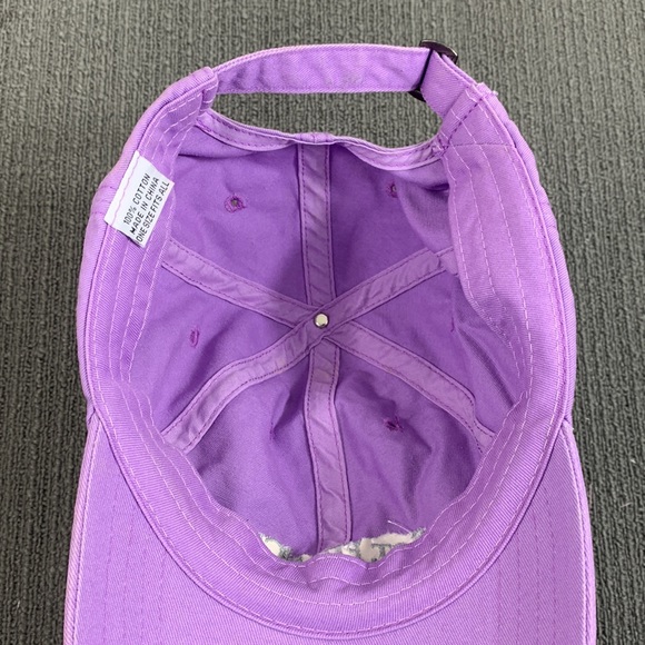 St. Francis Baseball Hat Womens OSFA Purple Adjustable Strapback Cap - Picture 14 of 15